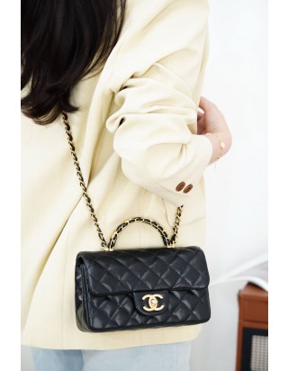 샤넬 핸들 미니 플랩백