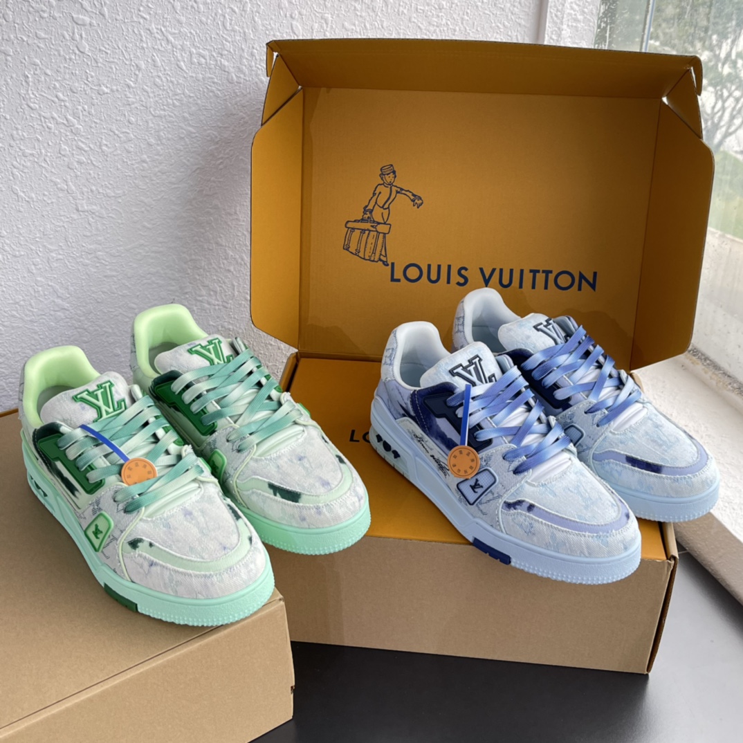 루이비통 트레이너 스니커즈