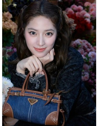 프라다 보니 가죽 핸드백 미니